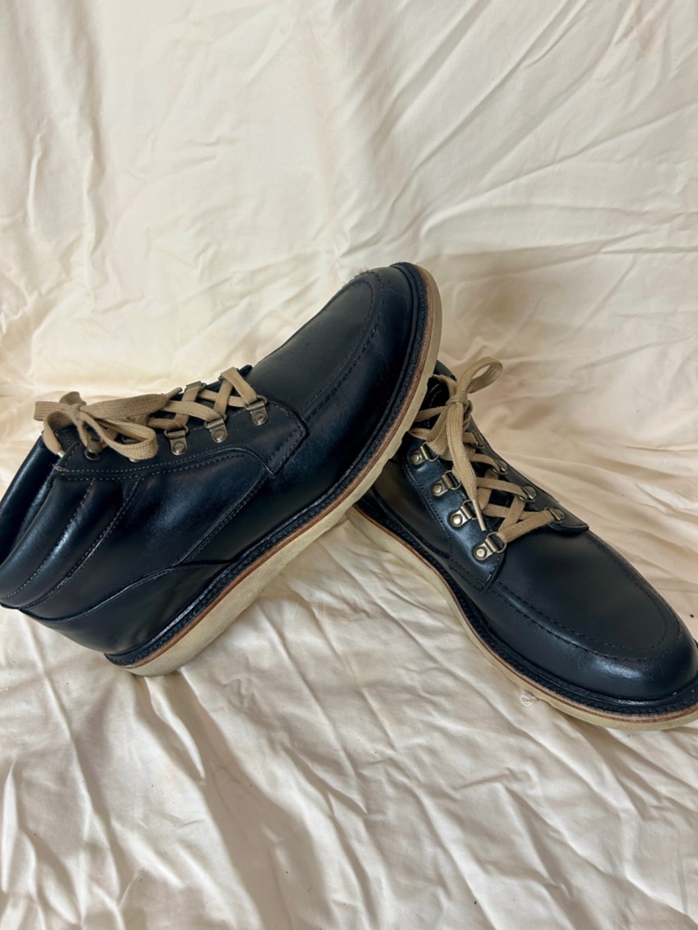 Allen Edmonds Rothsay Men's Black Leather Chukka Boot Lace-Up Round Toe 10.5B